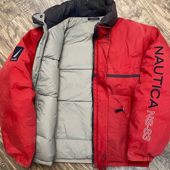 Vintage Nautica Mens Goose Down 